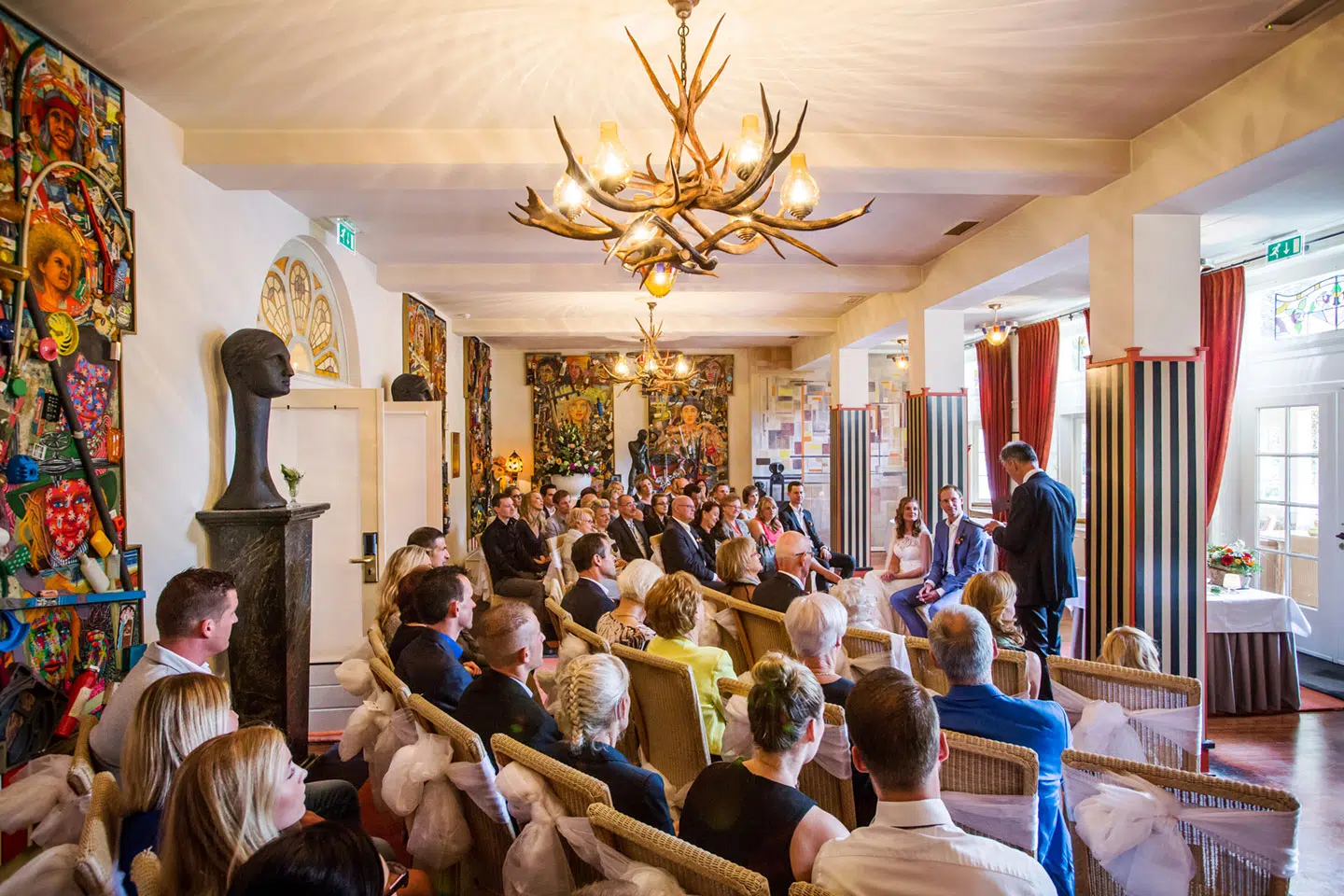 Ceremonie bruiloft Huize Rustoord