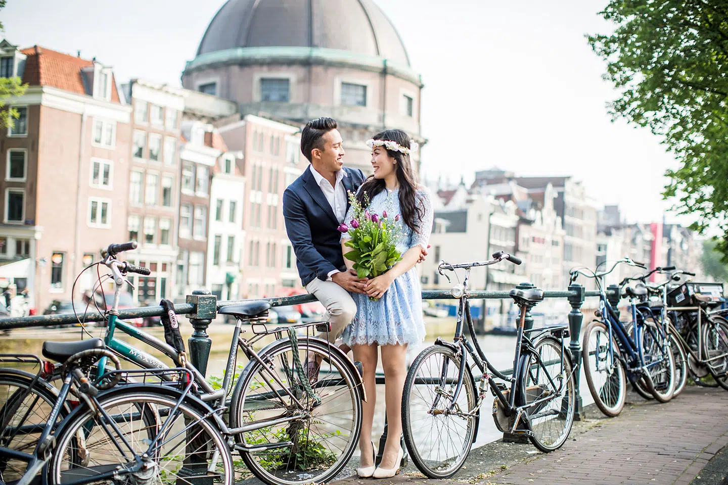 Amsterdam engagement photoshoot
