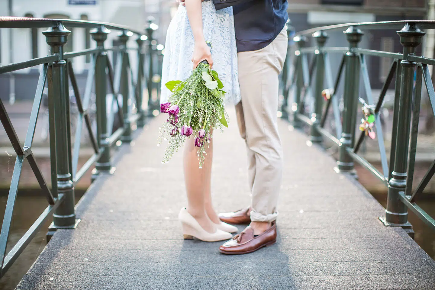 Tulips during a prewedding shoot in Amsterdam