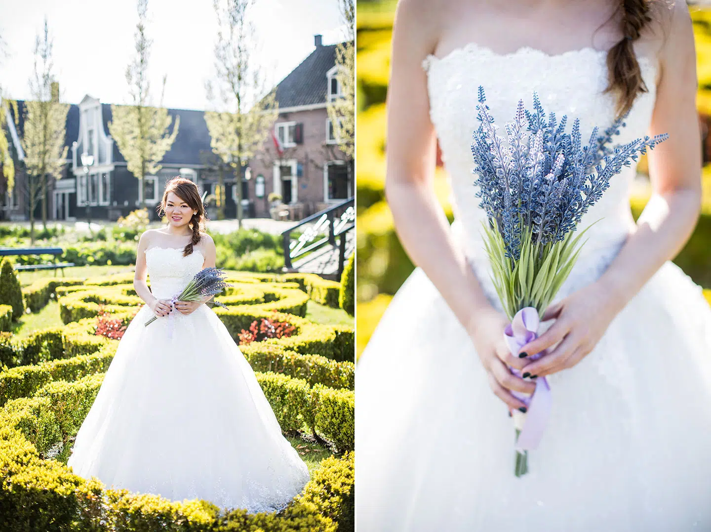 Singaporean girl during her pre-wedding shoot in the Netherlands
