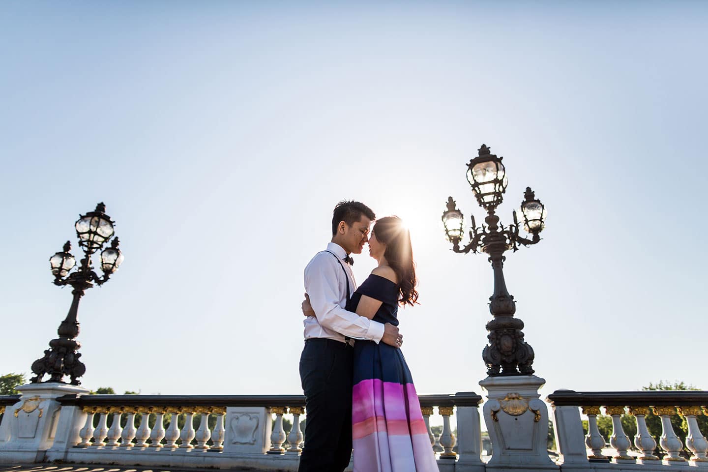 Couple photoshoot in Paris, France