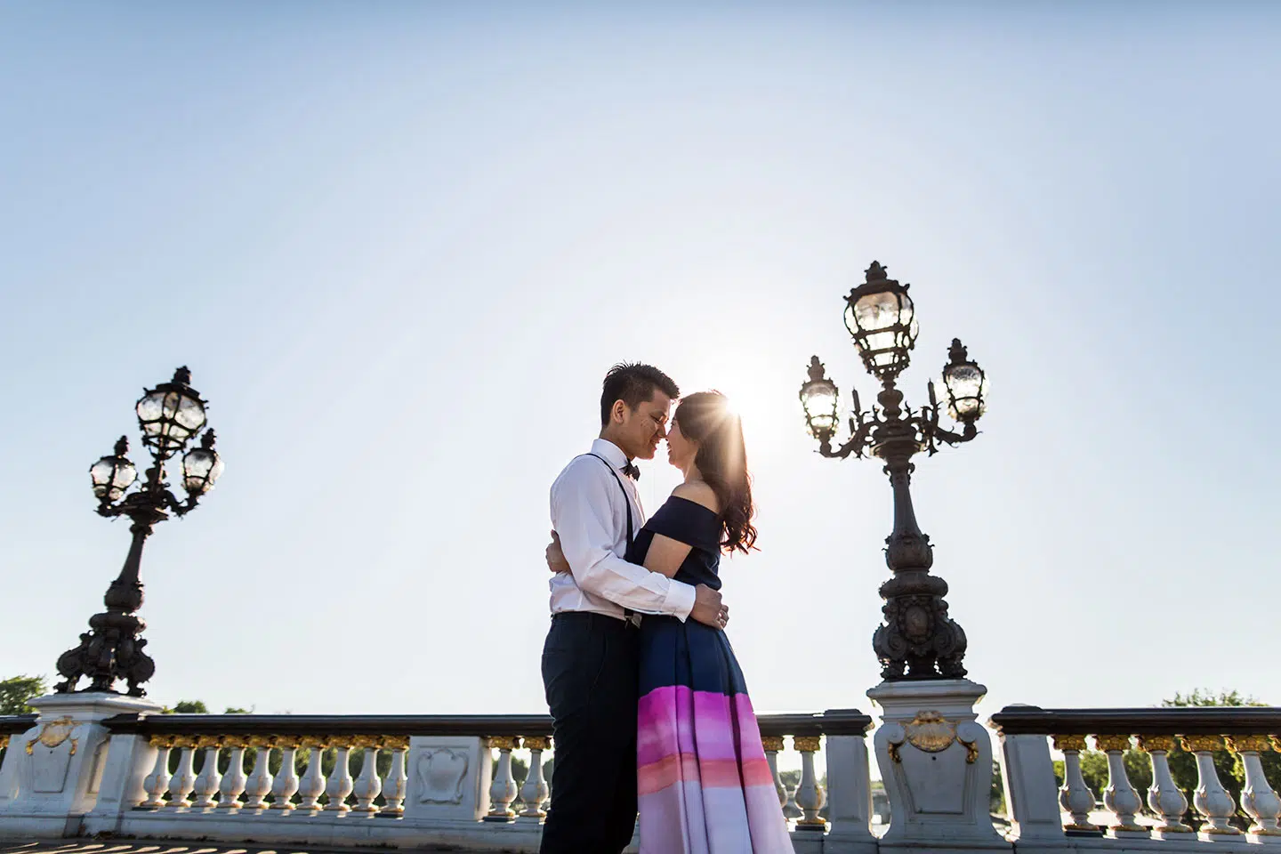 Engagement shoot in Paris