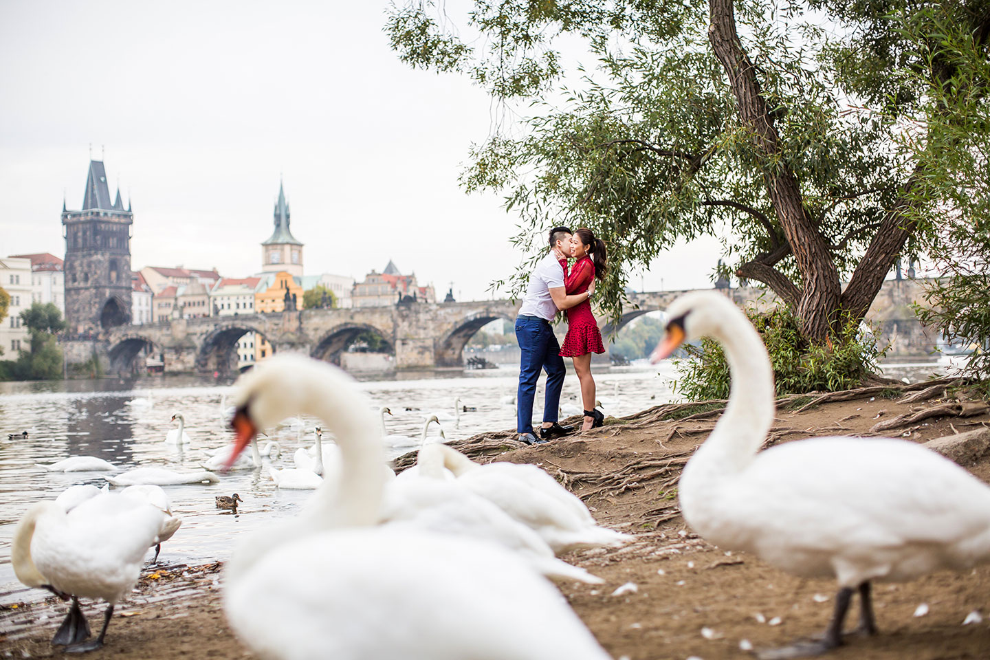 Prewedding photoshoot in Prague