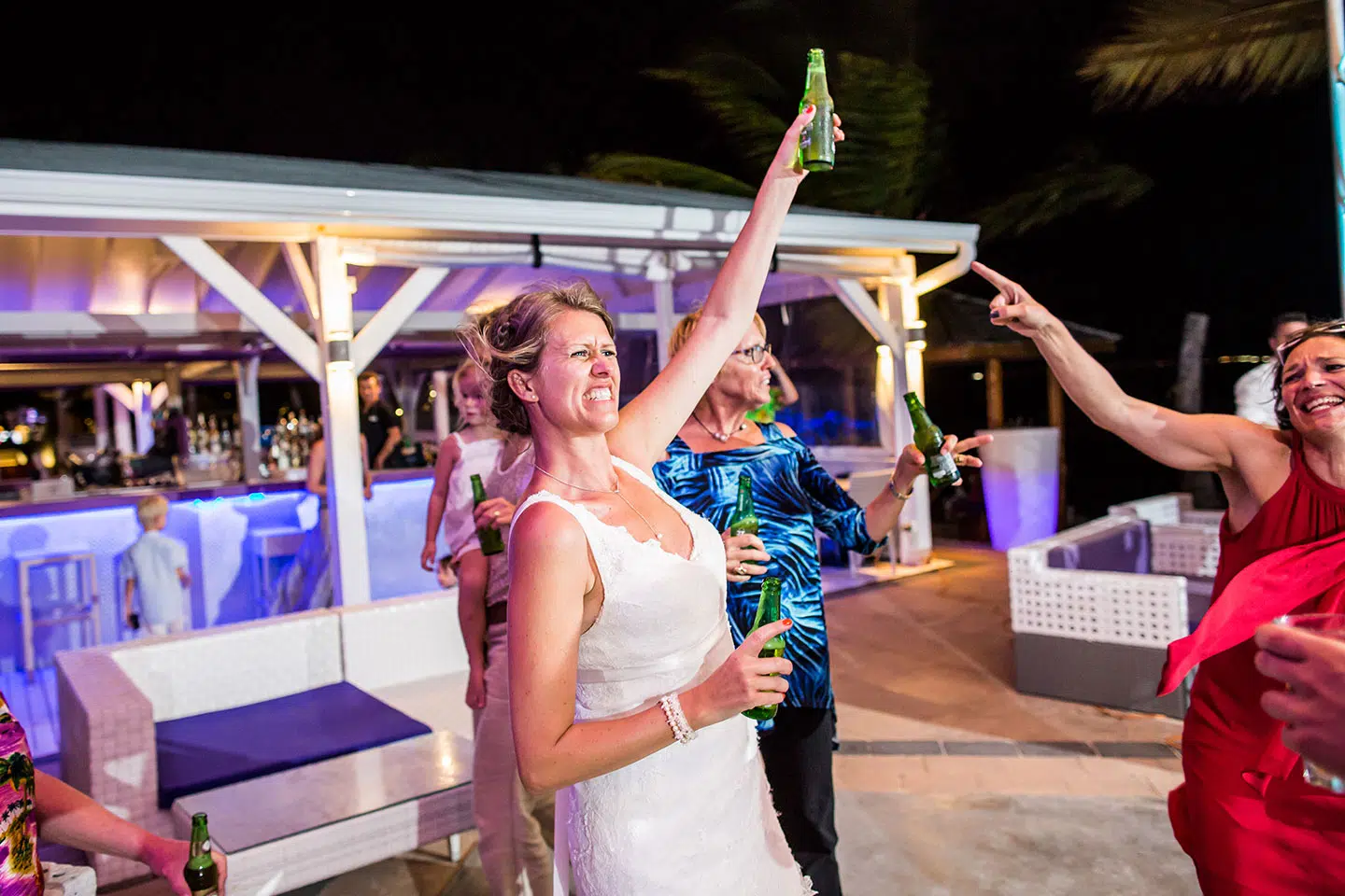 St. Maarten wedding party
