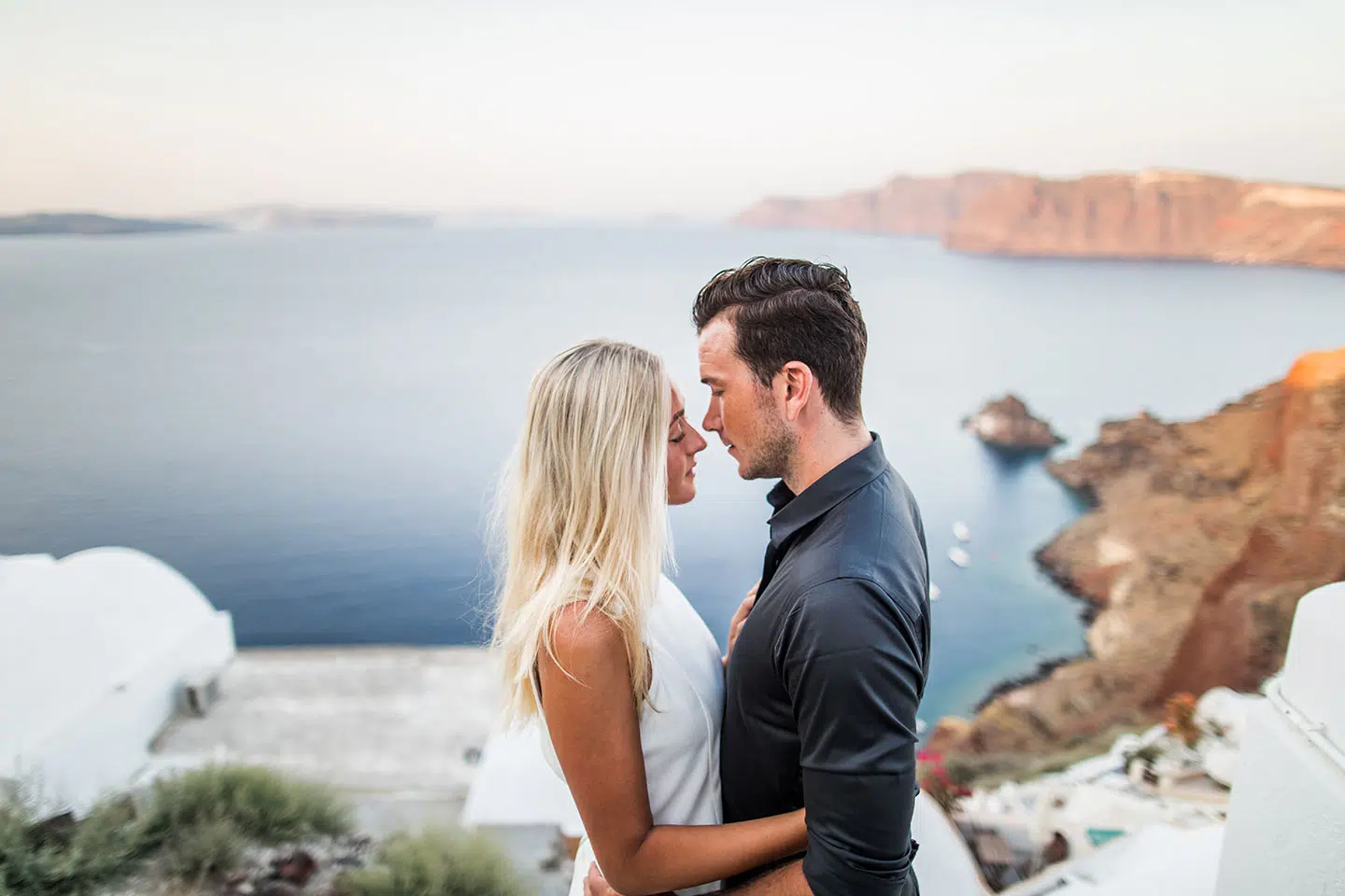 Couple photoshoot in Santorini, Greece