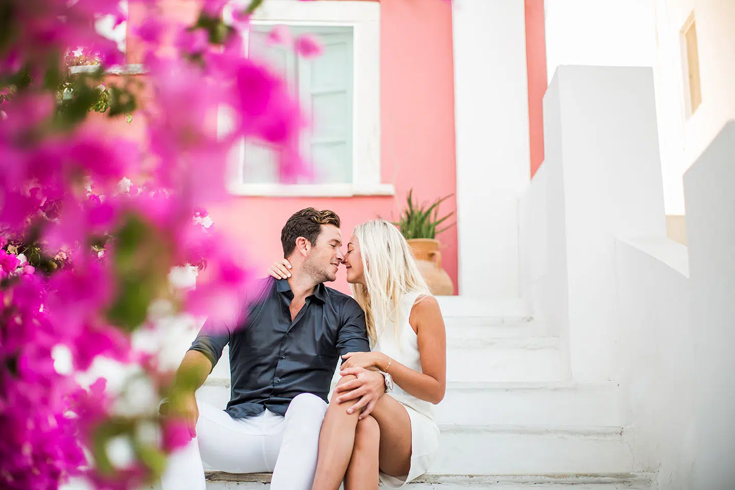Santorini prewedding photography