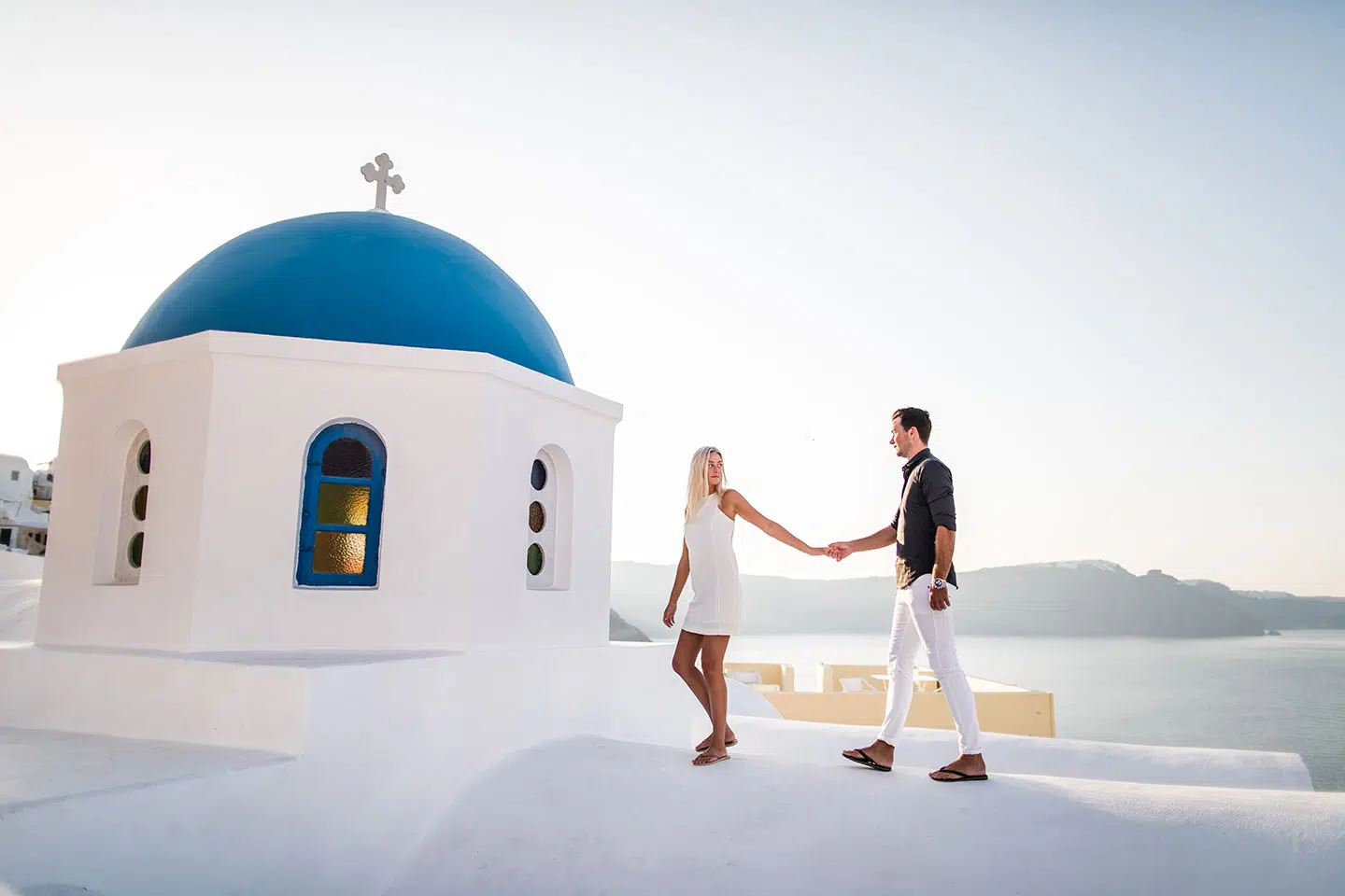 Santorini Greece couple photoshoot