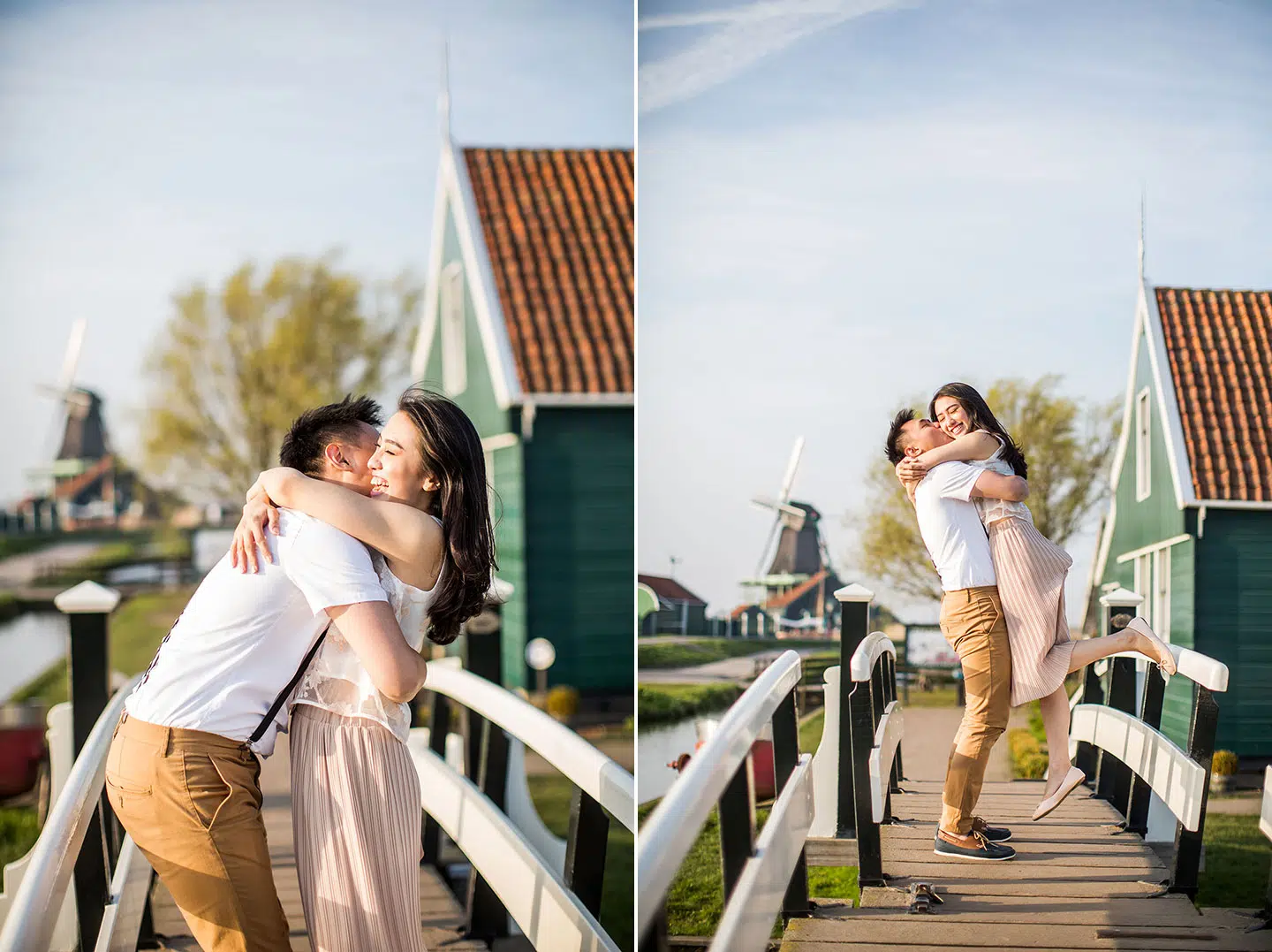Fun prewedding shoot near Amsterdam, the Netherlands
