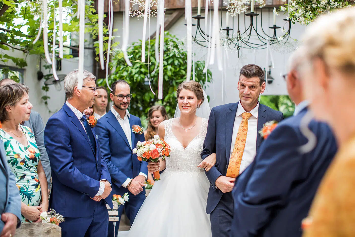 Ceremonie bij Domaine d'Heerstaayen