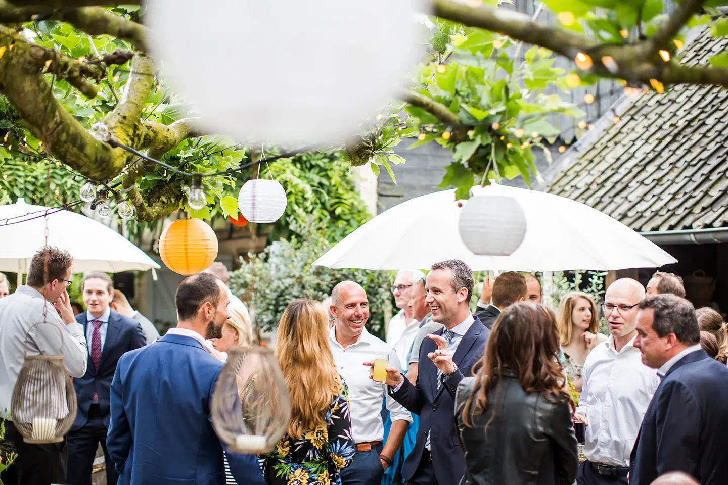 Receptie bruiloft Domaine d'Heerstaayen