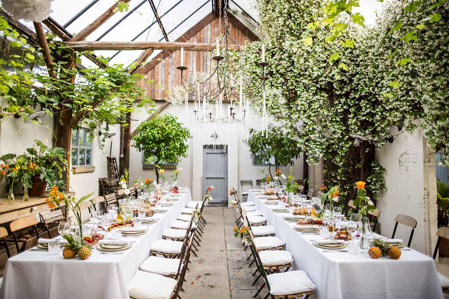 Diner bruiloft Domaine d'Heerstaayen