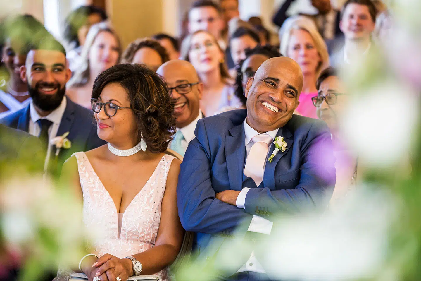 Ceremonie bruiloft bij Kasteel de Hooge Vuursche