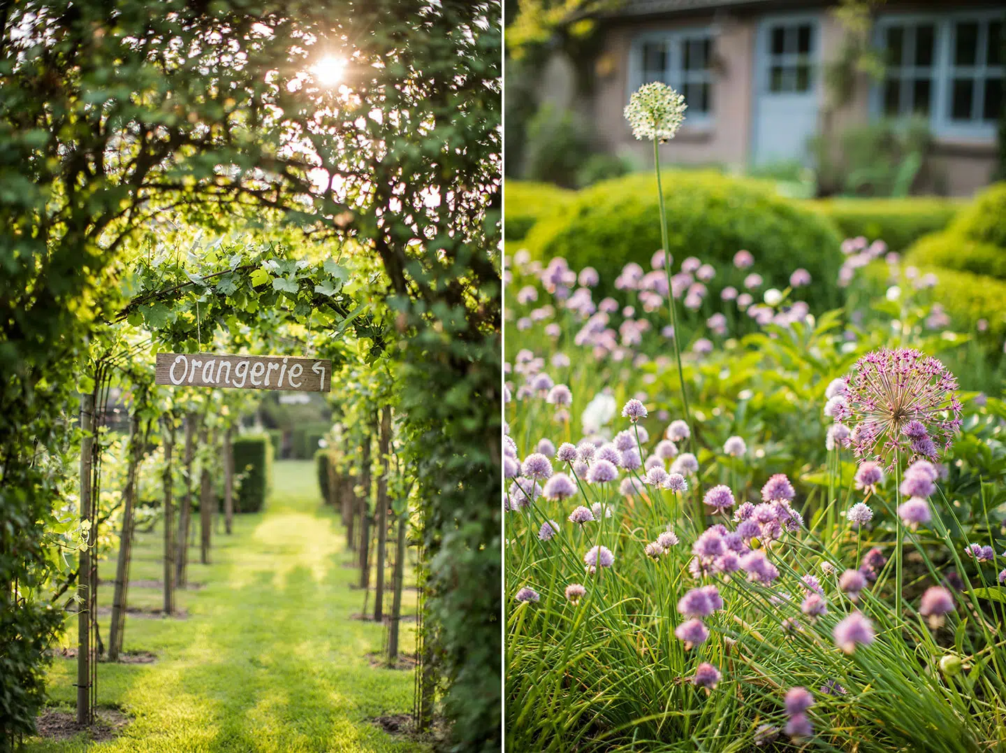 Domaine d'Heerstaayen Trouwfotograaf Tuin