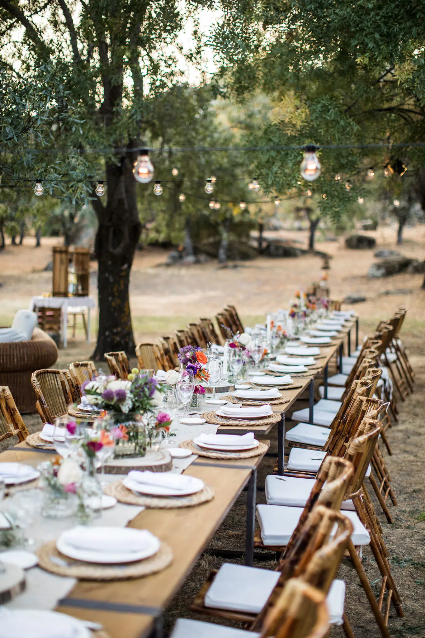 Toscaanse bruiloft diner