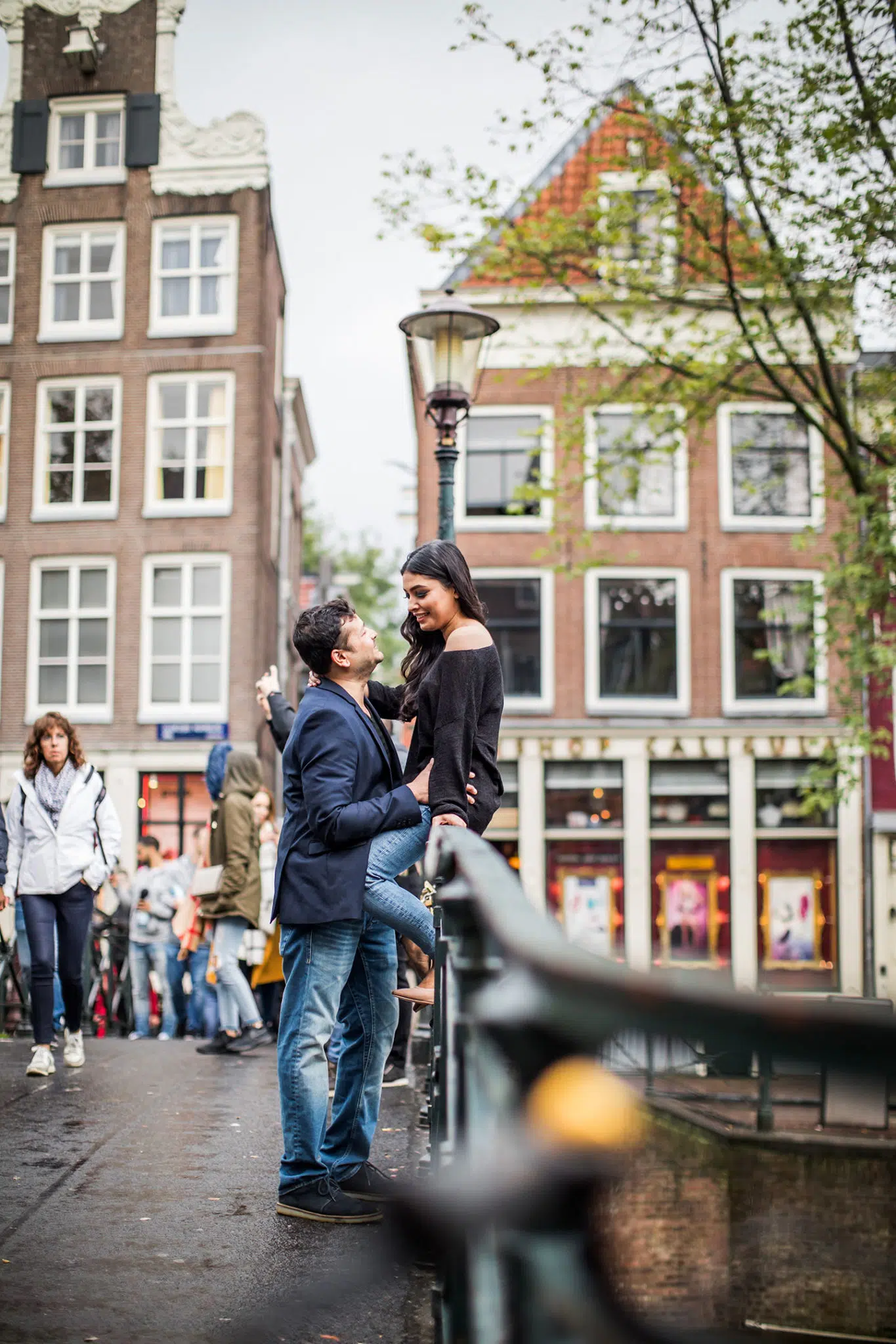 Prewedding photography in Amsterdam of an Indian couple