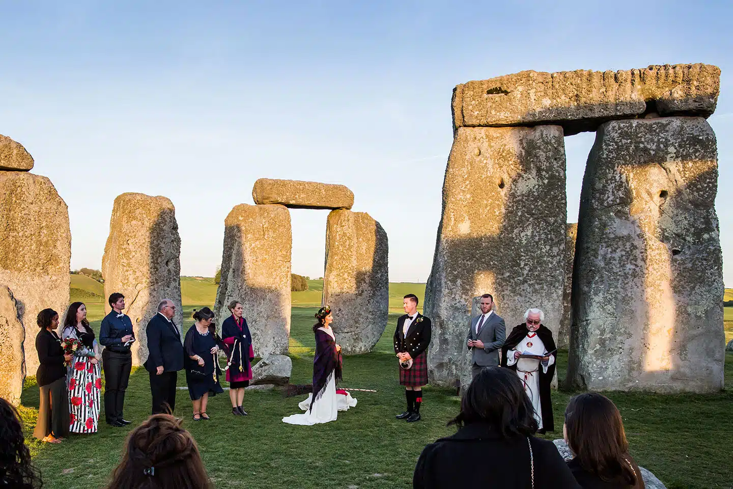 Stonehenge wedding inner circle