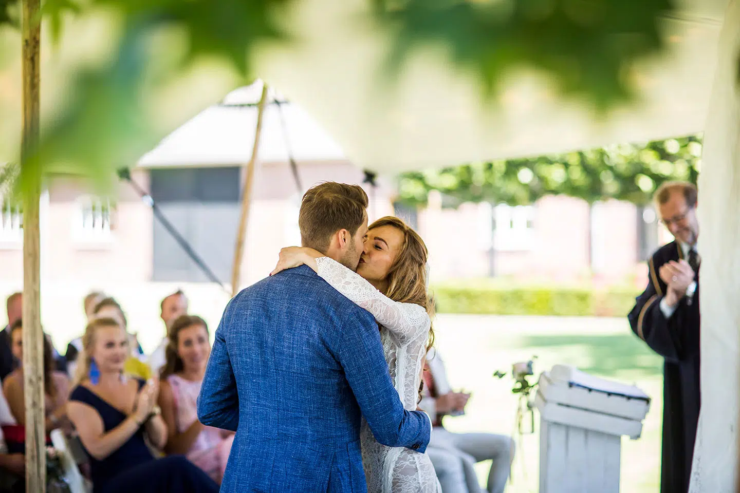 Bruiloft in je eigen tuin fotograaf