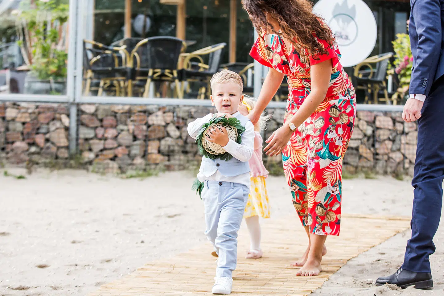 Strand ceremonie Kaap Flevo