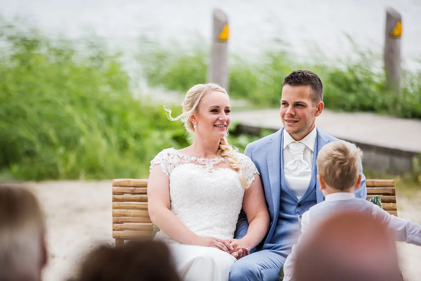 Trouwen op het strand bij Kaap Flevo