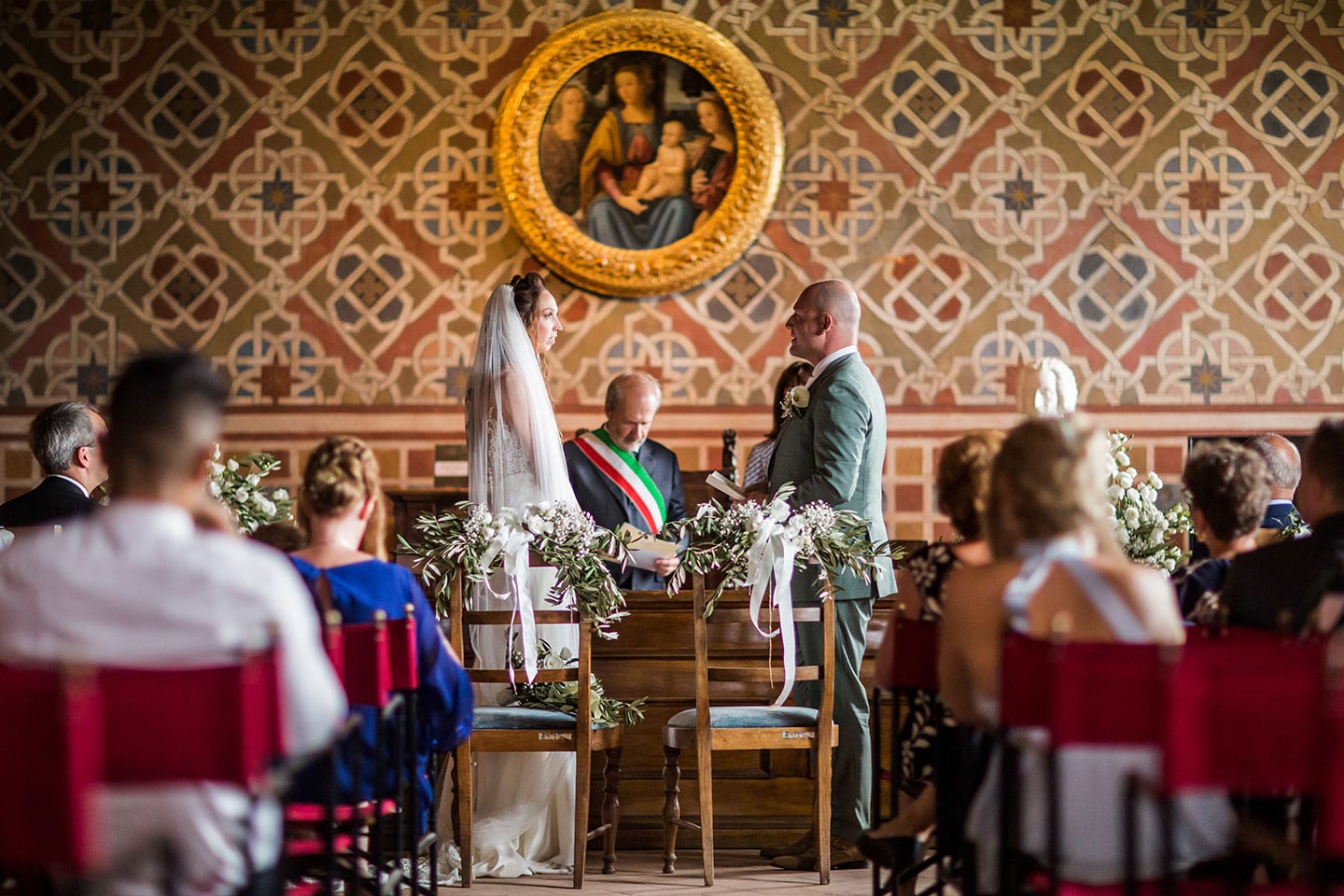 Tuscany City Hall Wedding Photographer