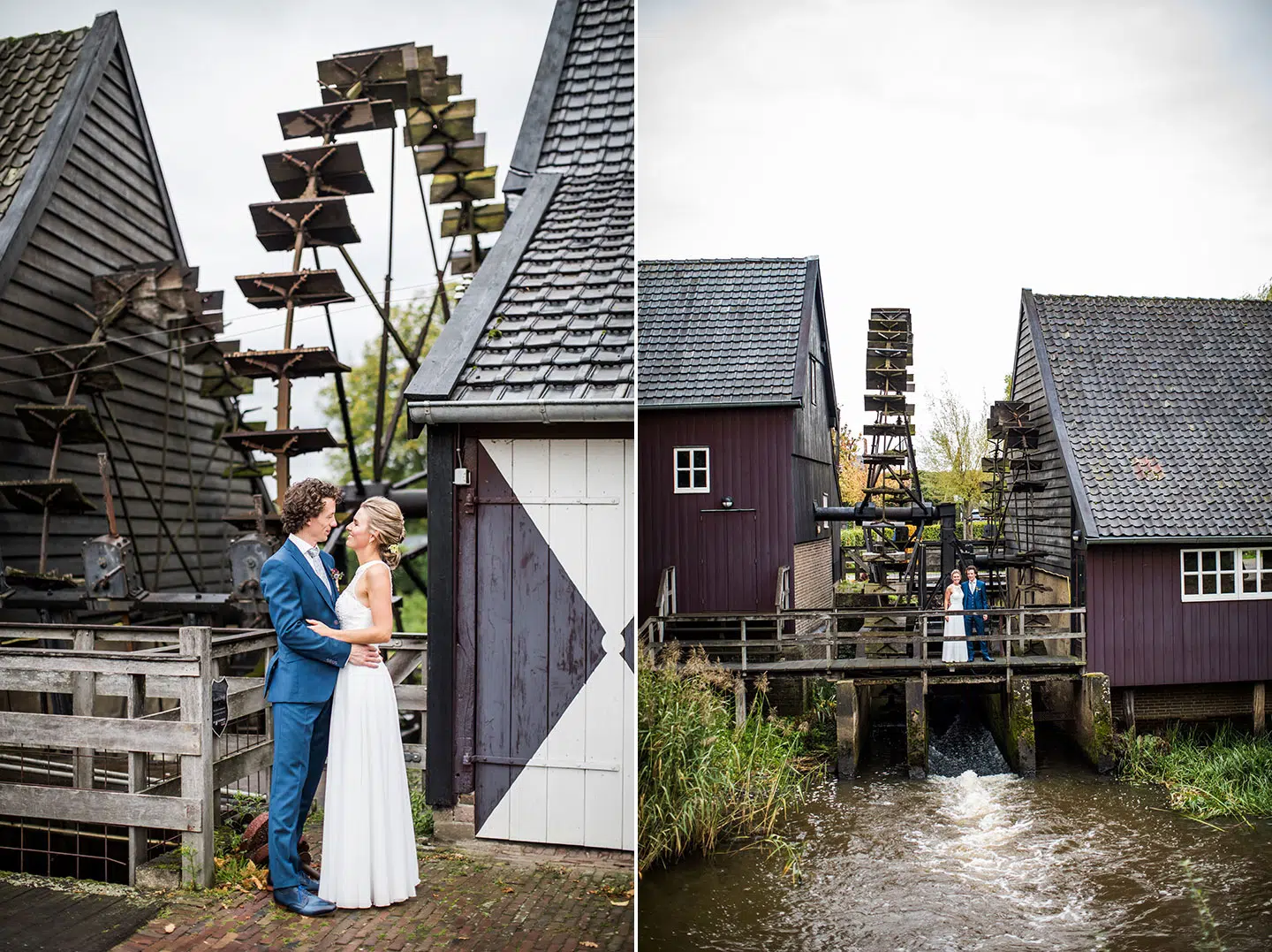 Trouwfotografie bij de Opwettense Watermolen