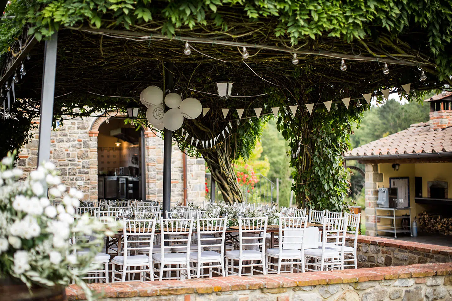 Wedding tables Tuscany wedding