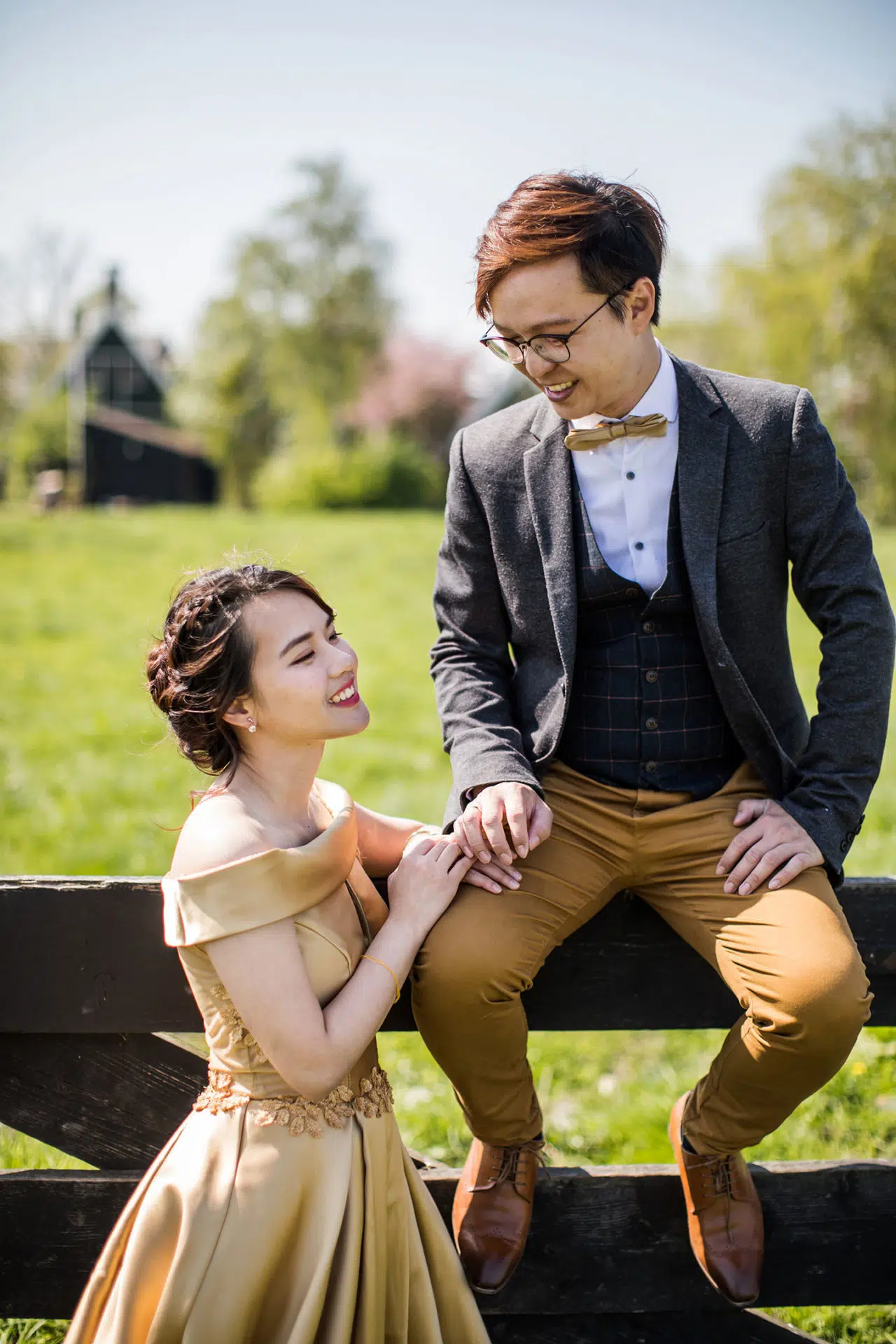Prewedding windmills Holland