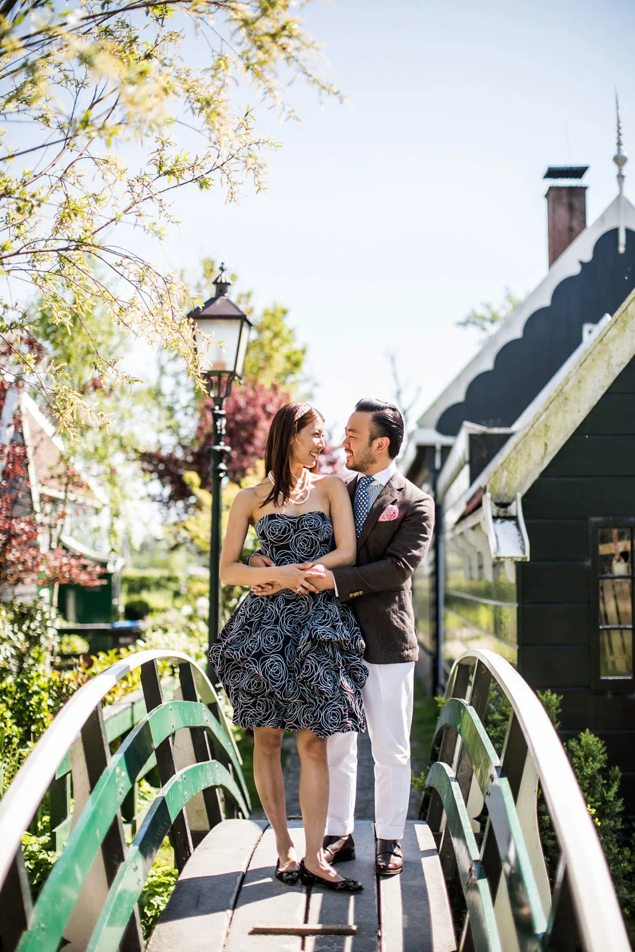 Prewedding photography windmill village Holland