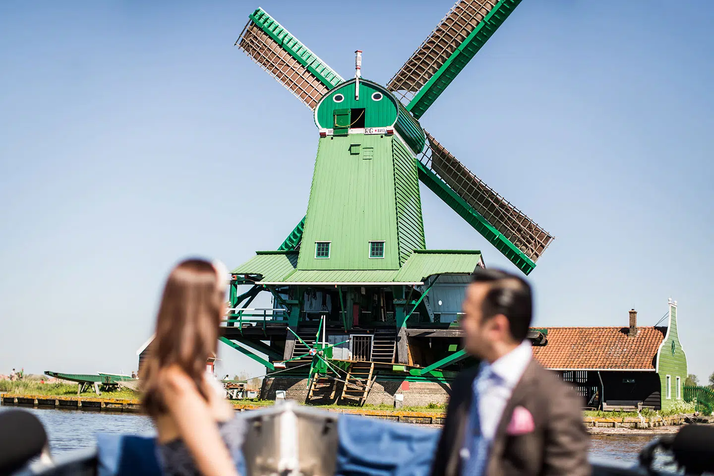 Windmill prewedding Europe
