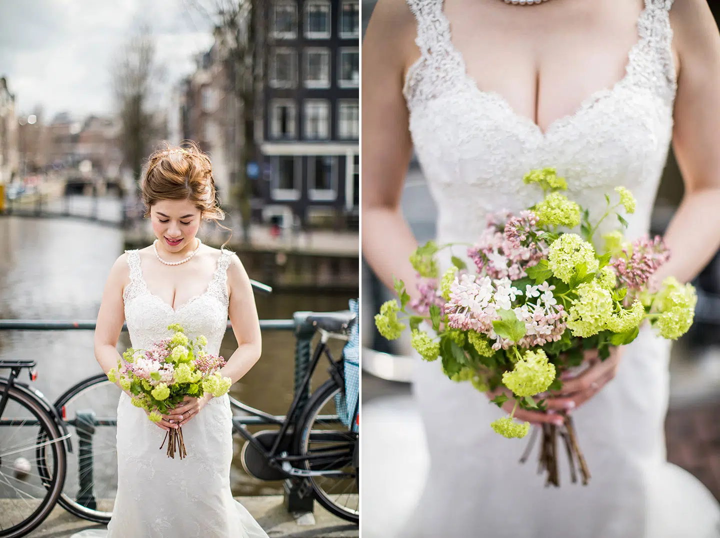 Spring prewedding tulips Netherlands