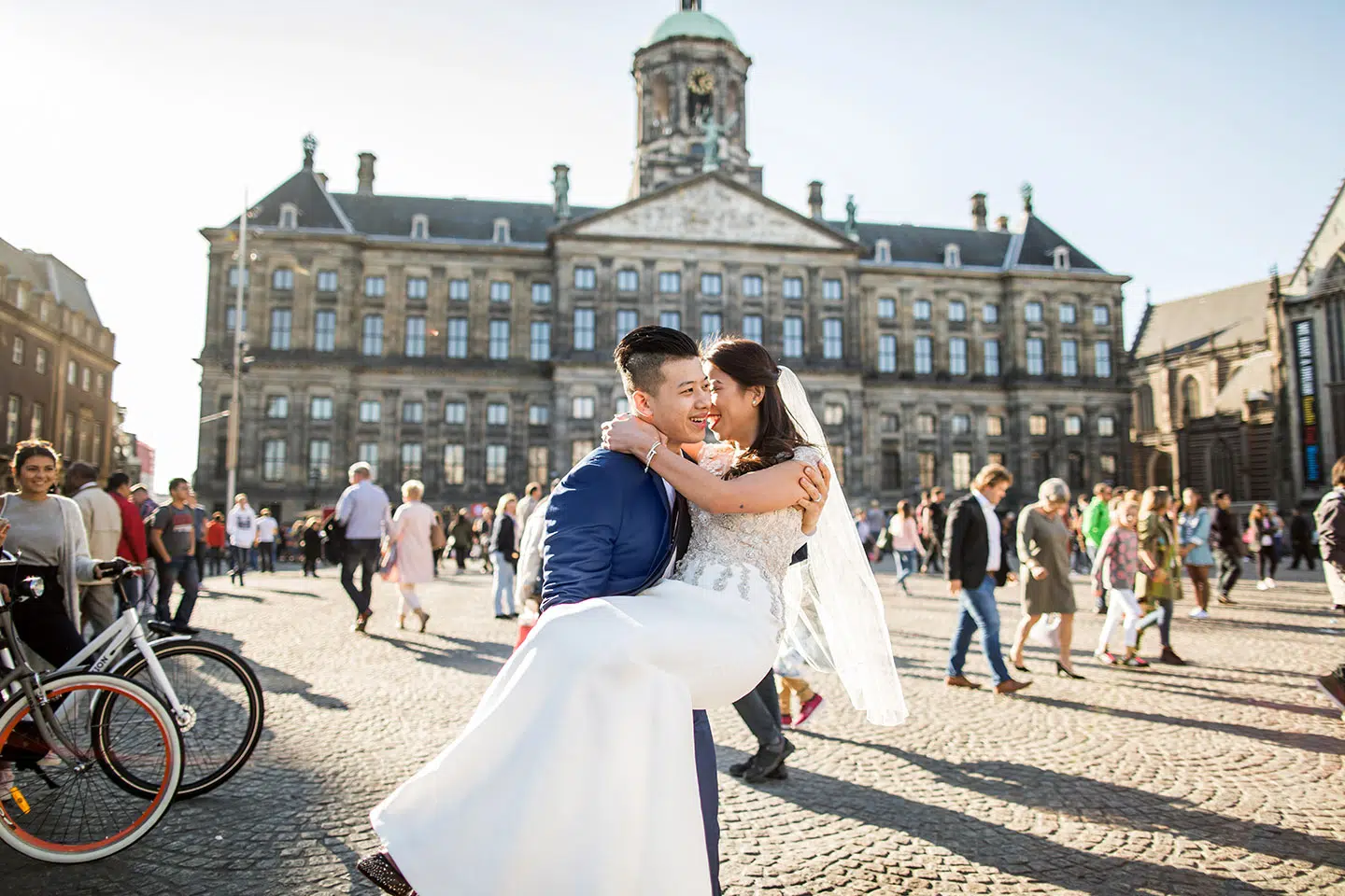 Pre-wedding shoot in Amsterdam, the Netherlands