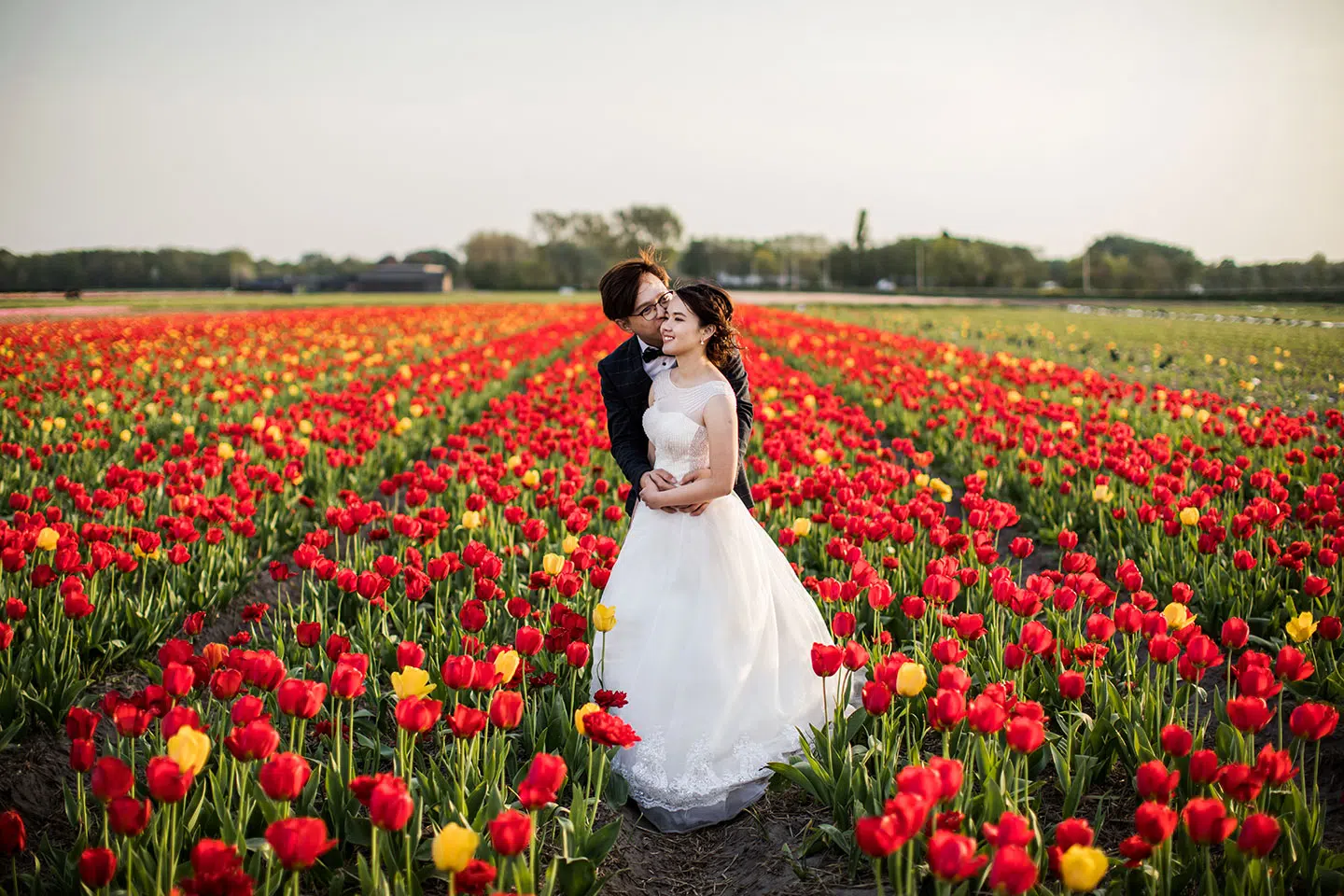 Photographer Tulip Fields Pre Wedding