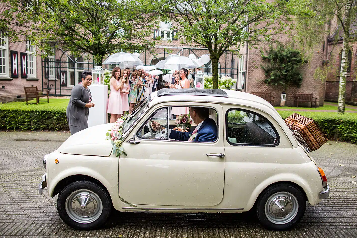 Fiat 500 trouwauto