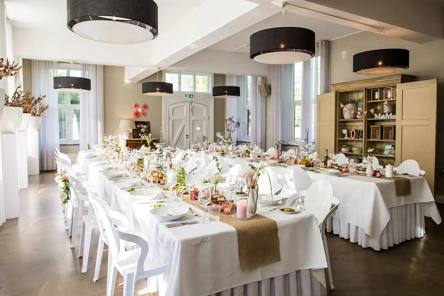 Dinerzaal huwelijk Klooster Bethlehem