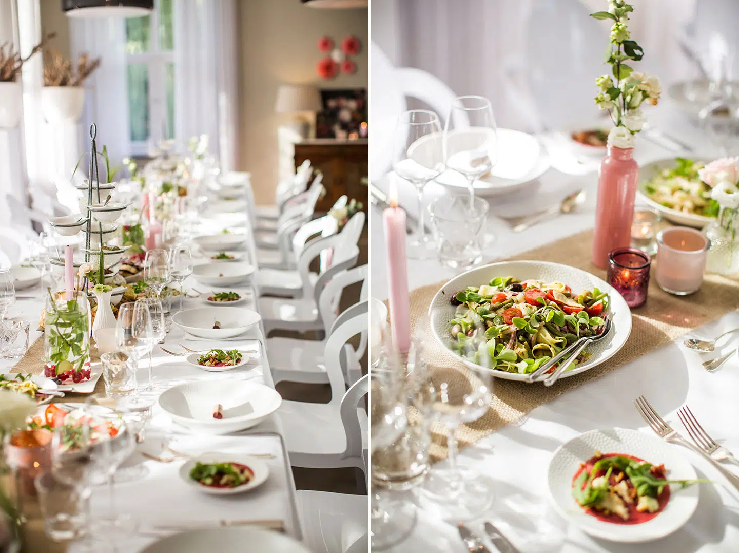 Dinertafel bruiloft Klooster Bethlehem