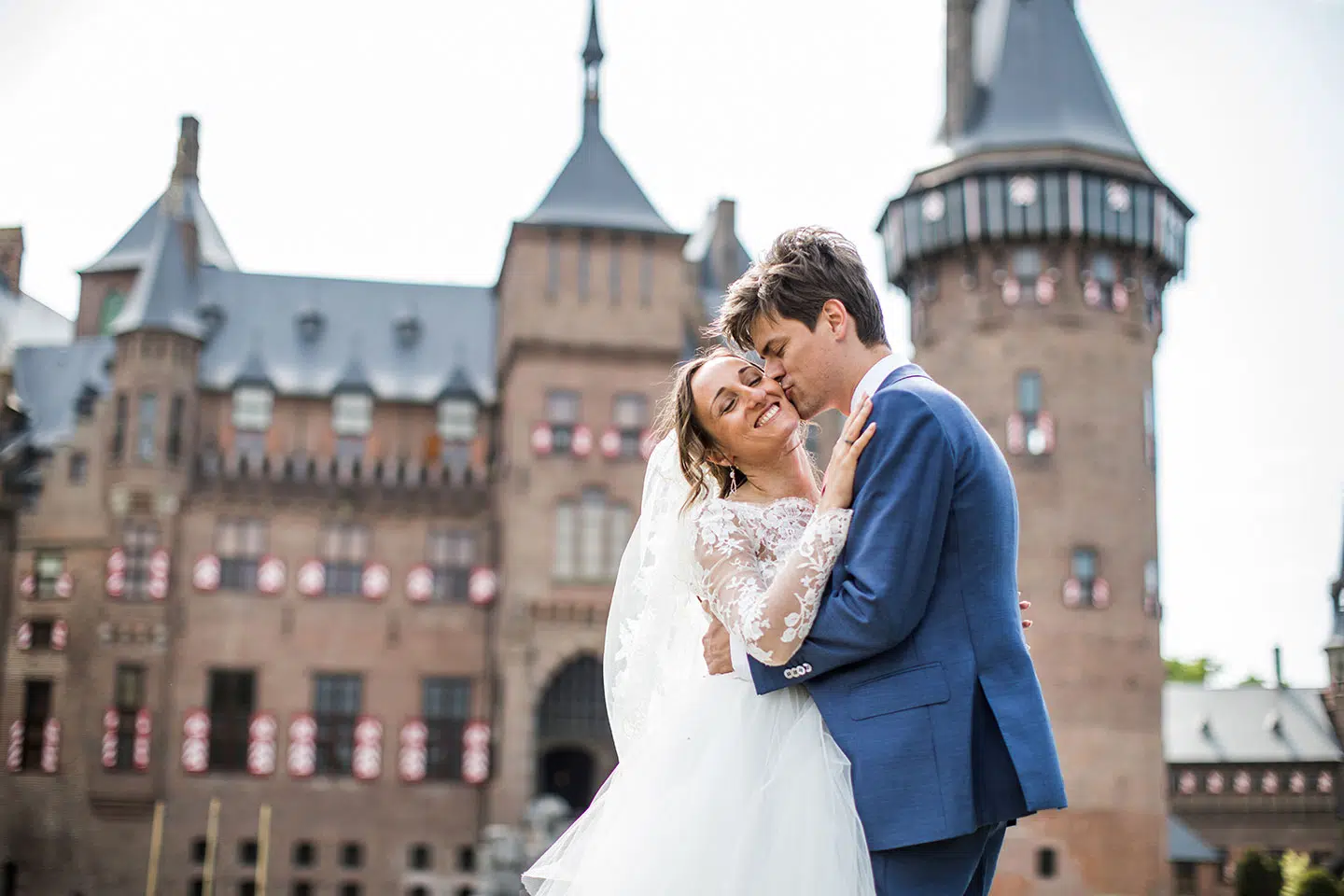 Bruidsreportage bij Kasteel de Haar