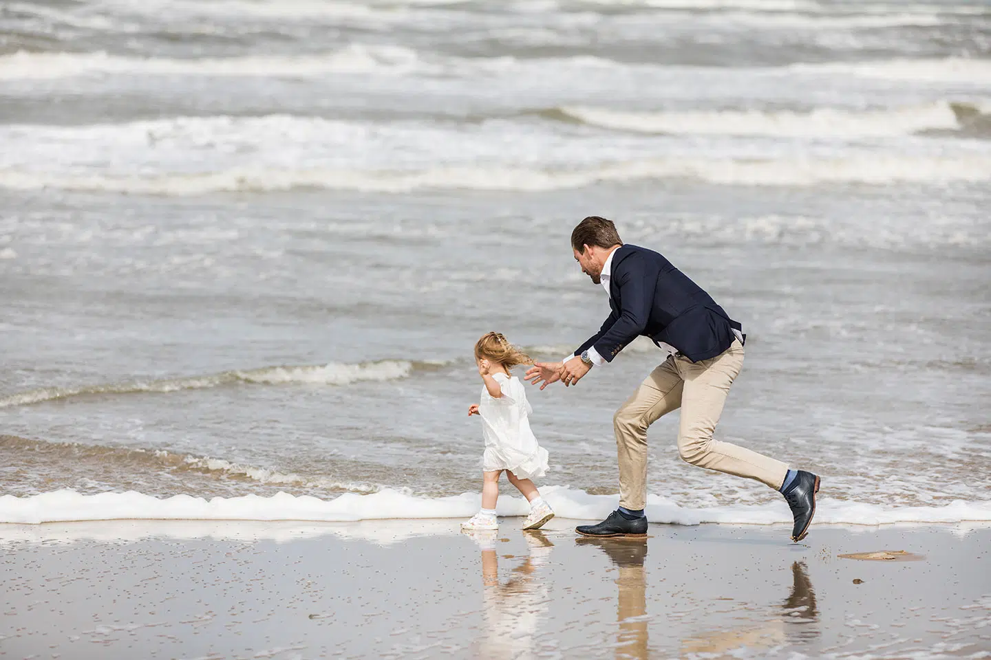 Fotoshoot gezin strand Noord-Holland