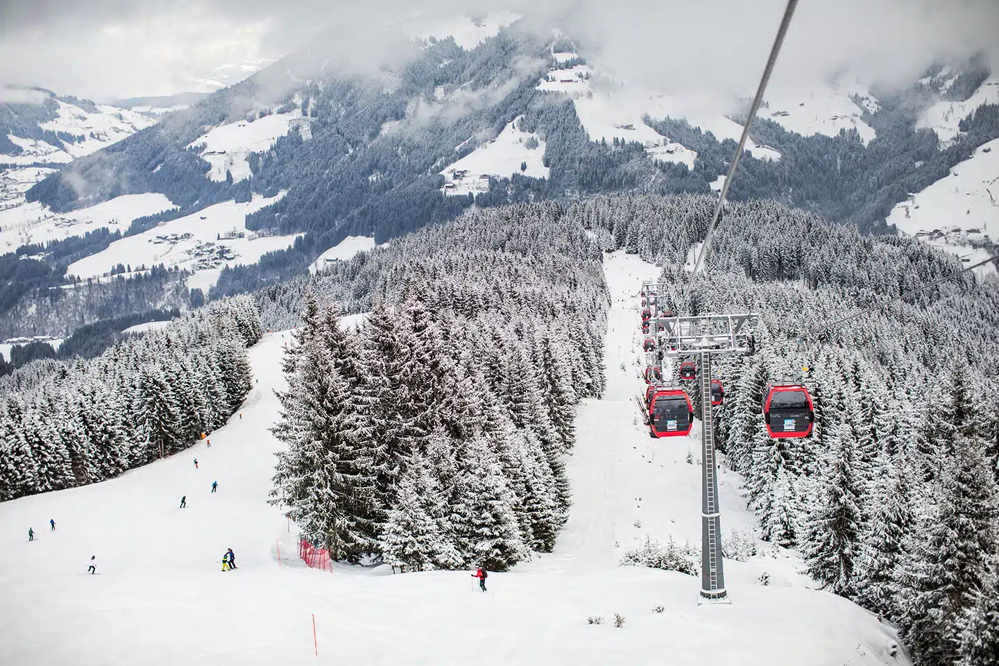 Sneeuw bruiloft Alpen