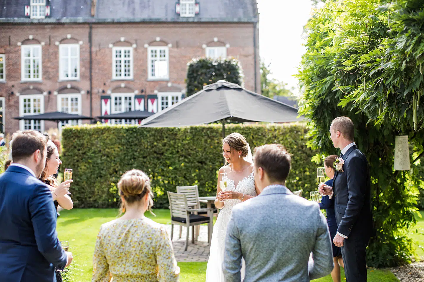 Receptie bruiloft Kasteel Maurick