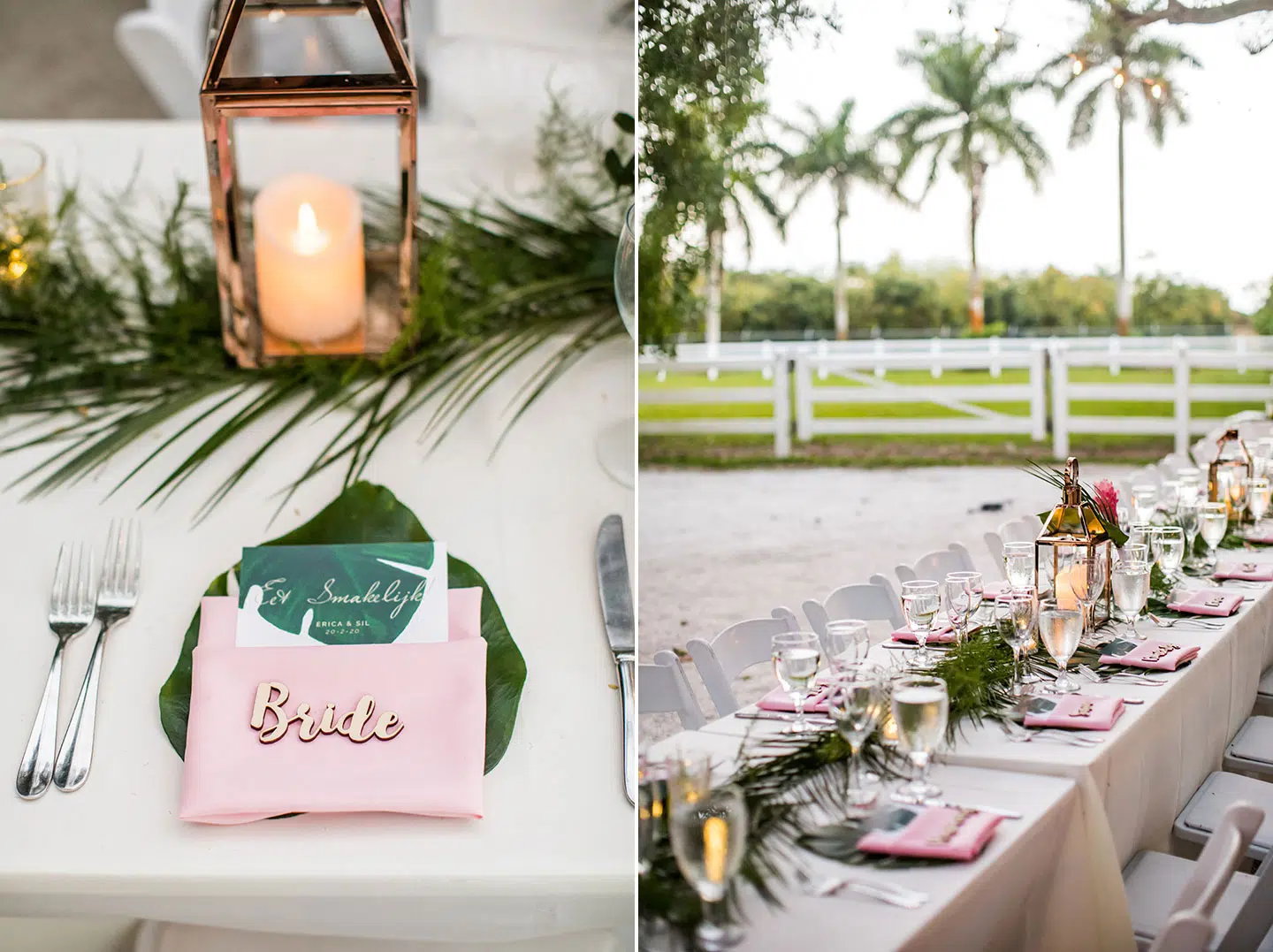 Sunset dinner during a wedding at the Historic Walton House