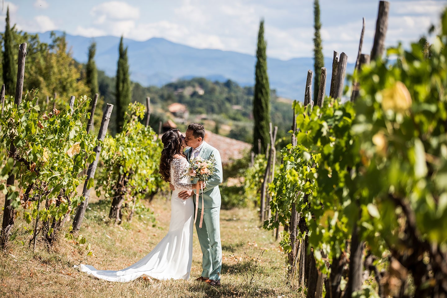 Bruidsfotografie in Toscane Italië