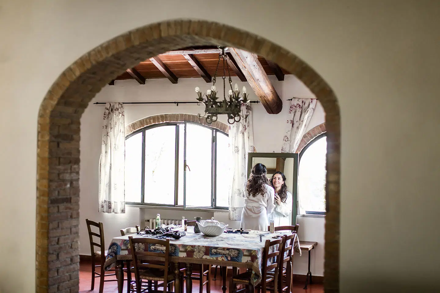 Bruiloft in een prive villa in Toscane, Italië