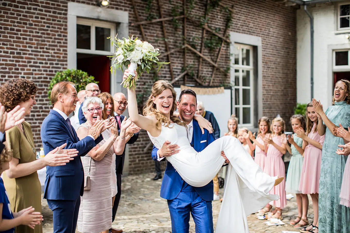 Huwelijk Kasteel Tongelaar binnenplaats