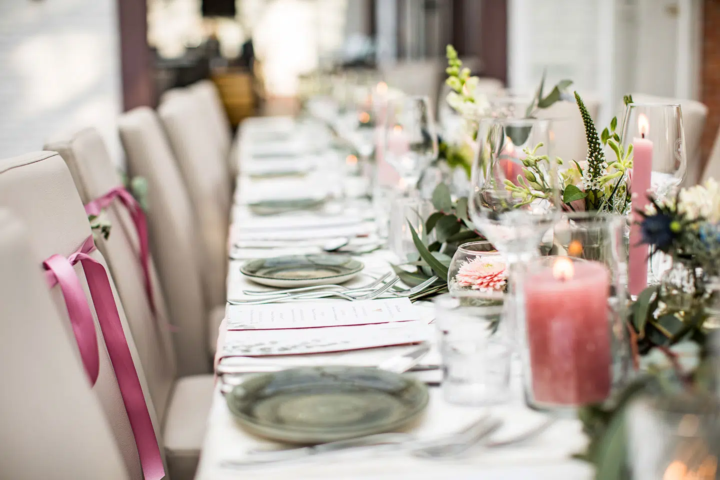 Diner bruiloft Orangerie Mattemburgh