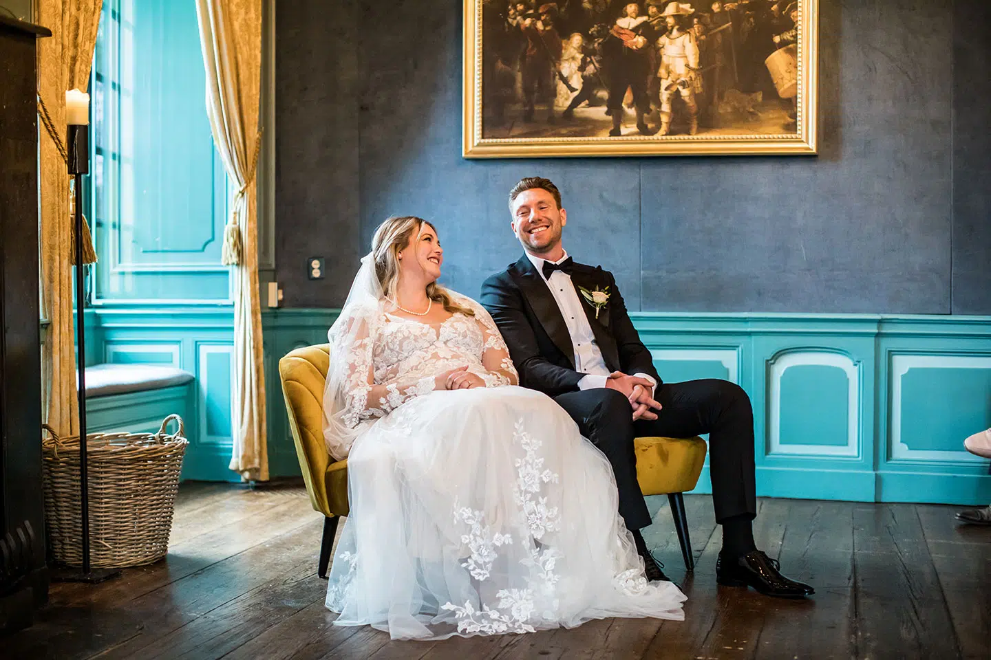 Huwelijk bij Kasteel Wijenburg