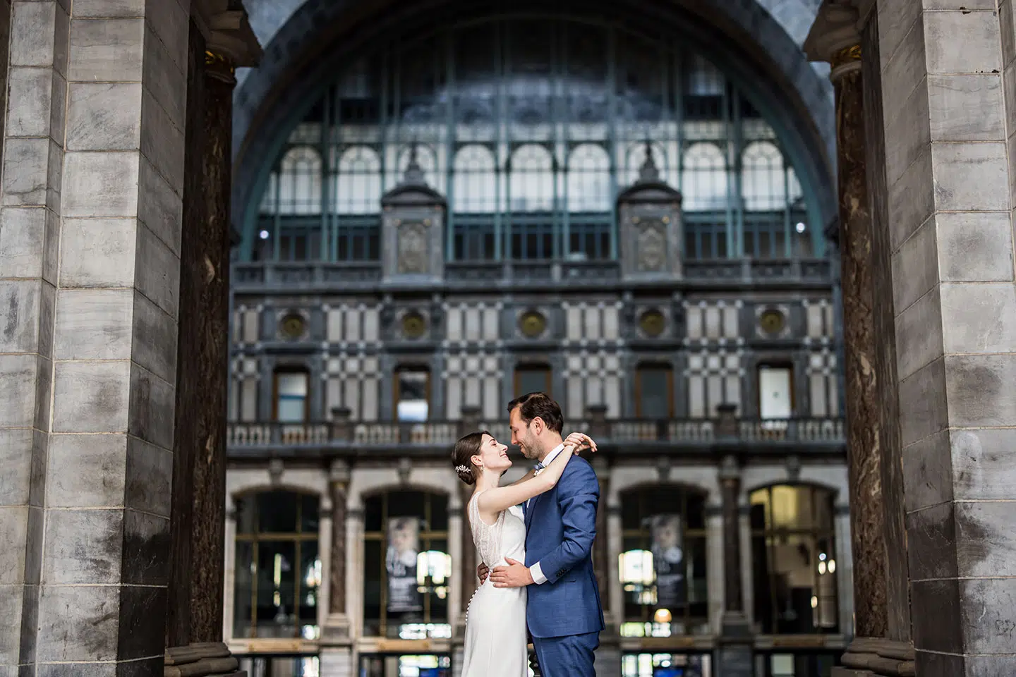 Fotograaf trouw Antwerpen Centraal Station