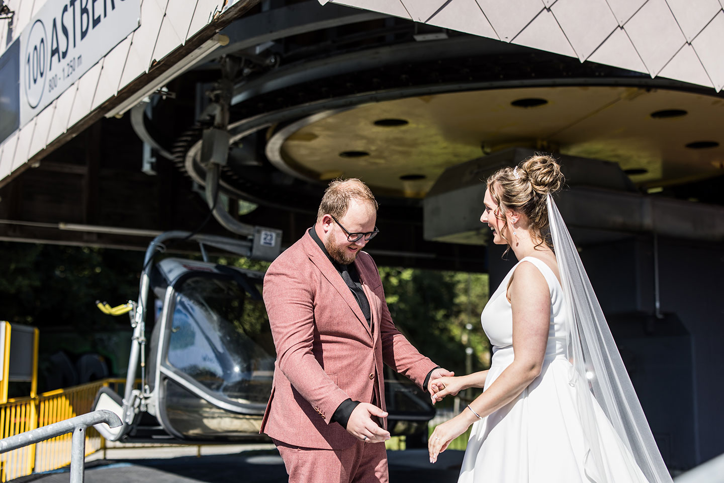 Huwelijksfotografie bruidspaar in Oostenrijk