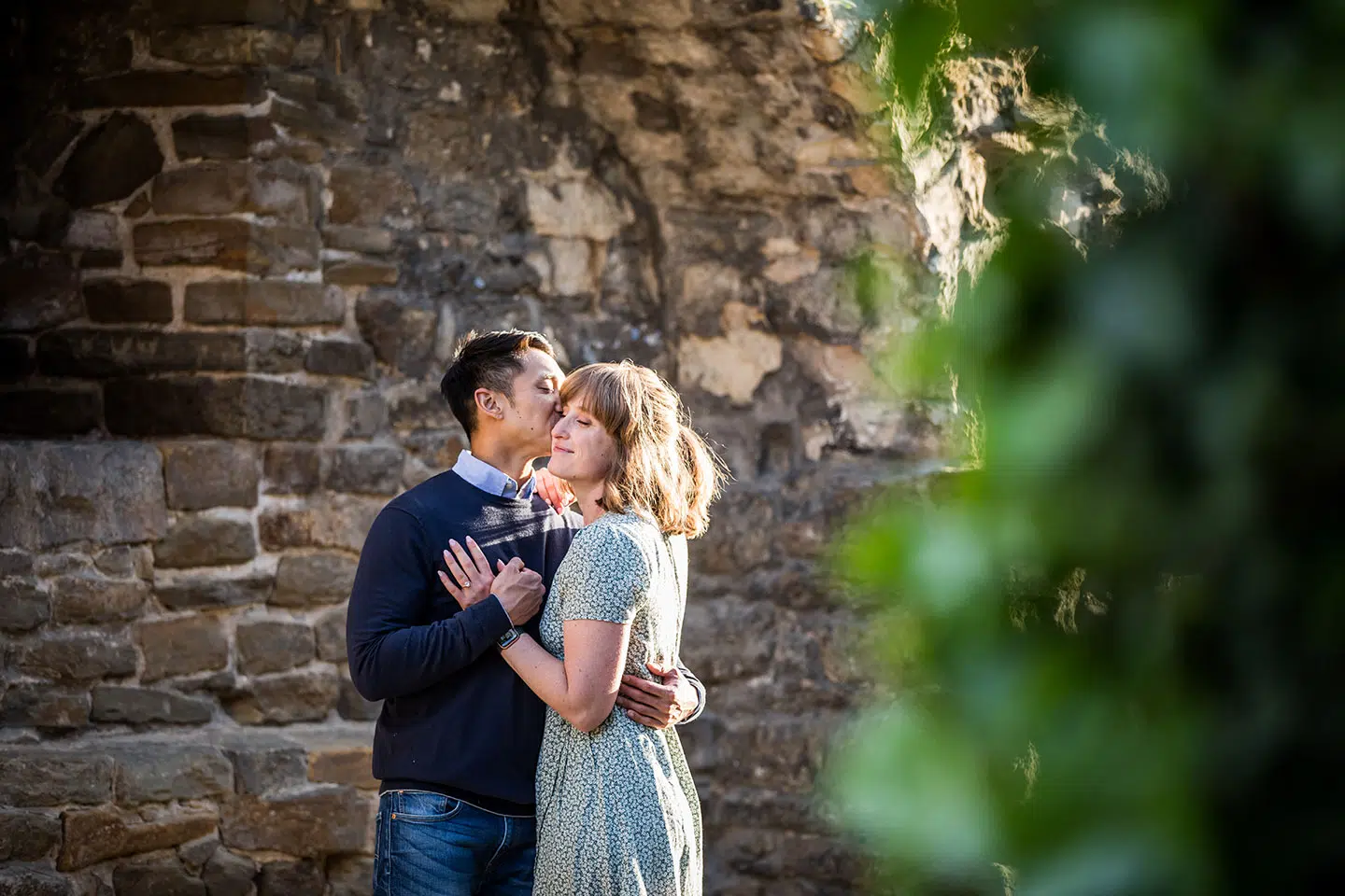 Sunset engagement shoot in Europe