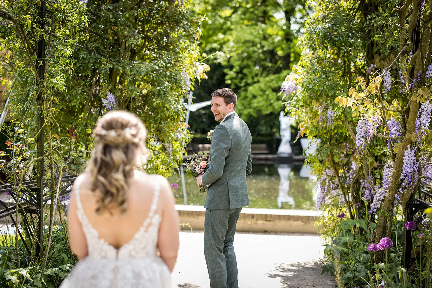 Bruidsfotografie bij Tuin de Lage Oorsprong