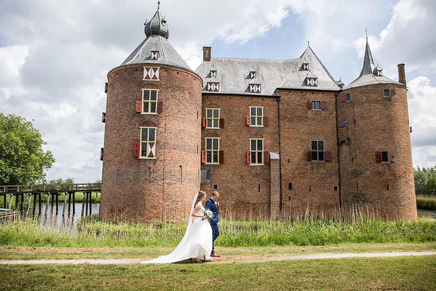 Bruidsfotografie Kasteel Ammersoyen